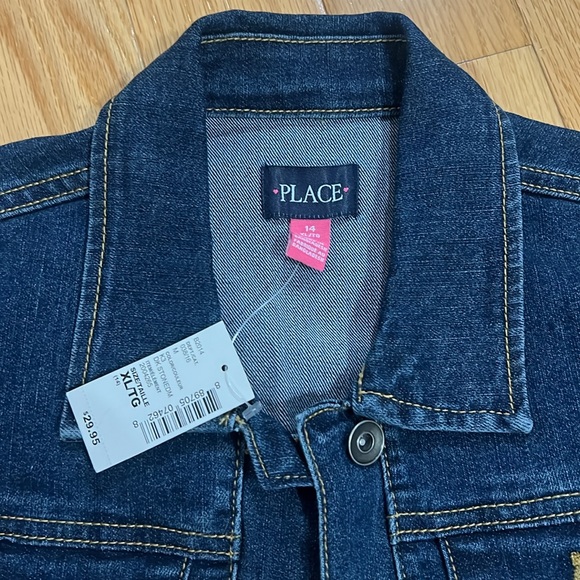 BRAND NEW Girls Jean Jacket - 14 - Children's Place - Picture 2 of 3